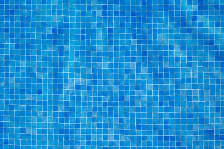 the bottom of a pool